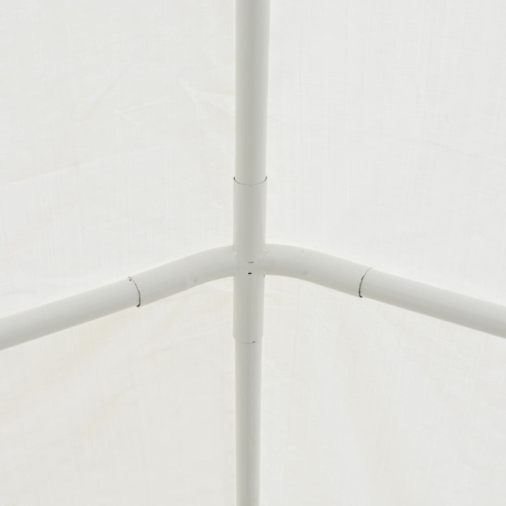 vidaXL svinību telts, 5x8 m, balts PE