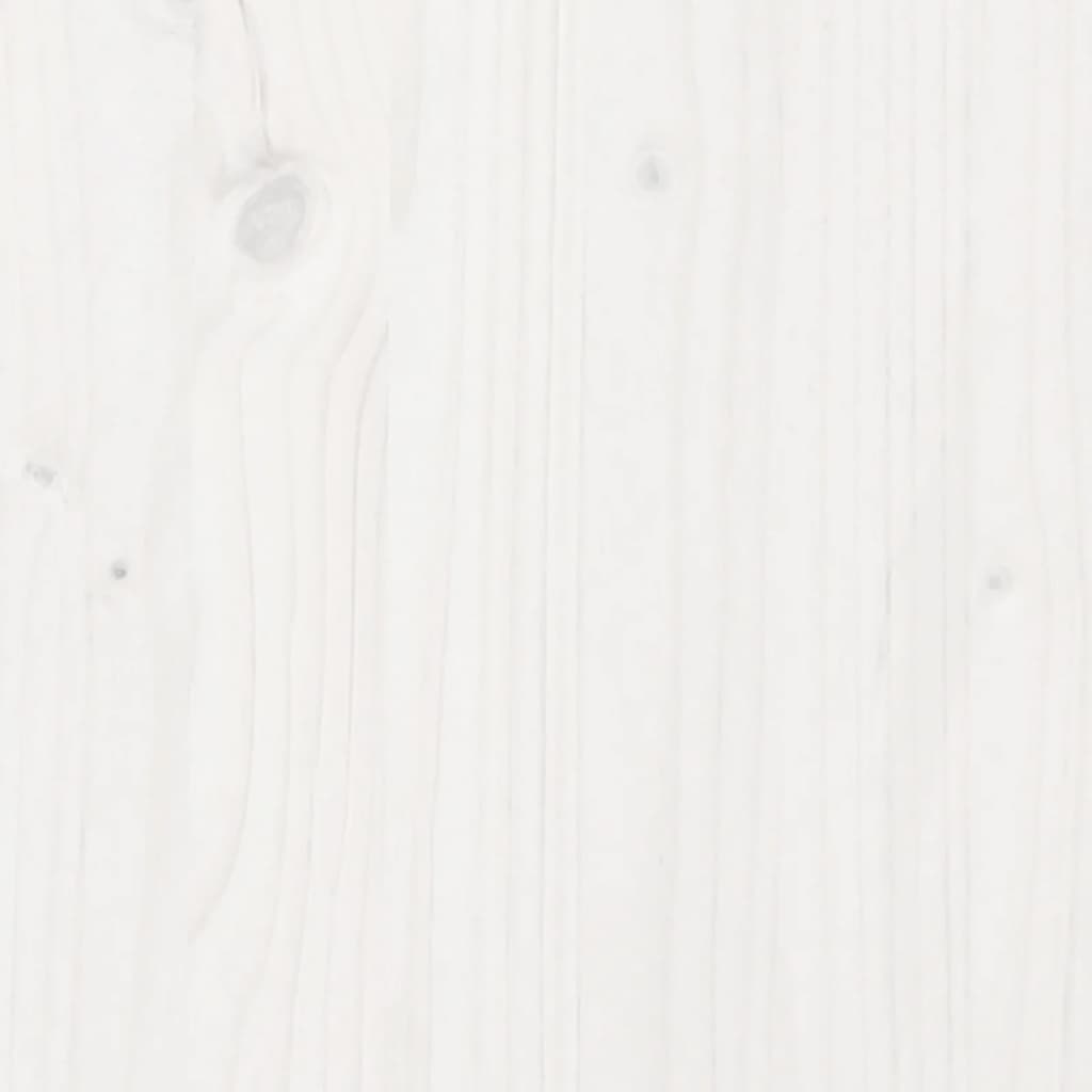 vidaXL stādīšanas galds ar plauktiem, balts, 108x45x86,5 cm, priede