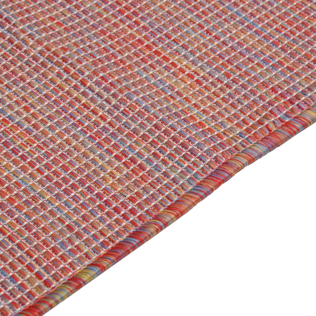 vidaXL āra paklājs, 120x170 cm, sarkans