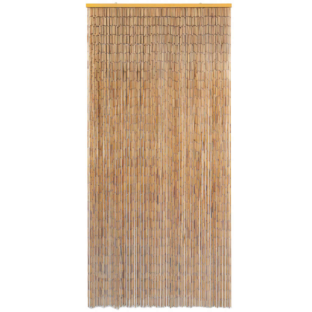 vidaXL kukaiņu aizkars durvīm, 100x220 cm, bambuss