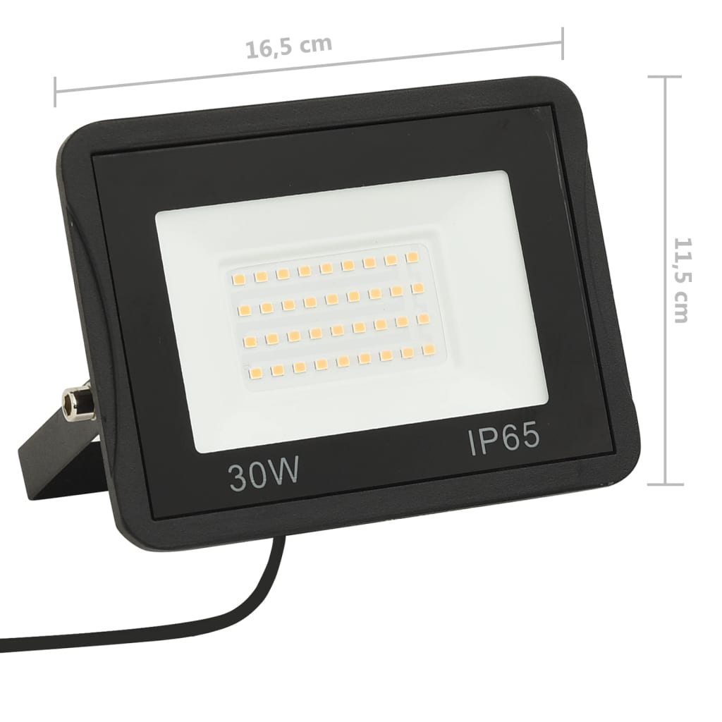 vidaXL LED prožektori, 2 gab., 30 W, vēsi balta gaisma