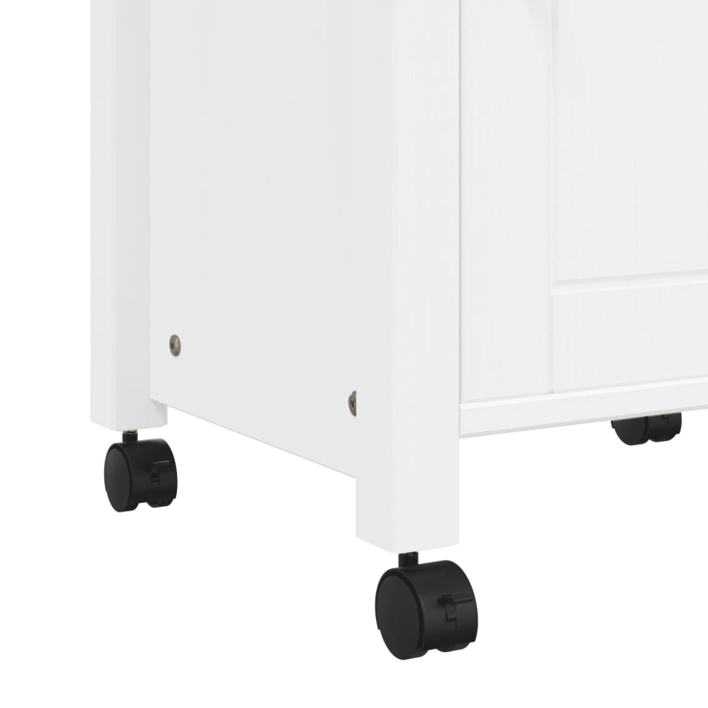 vidaXL virtuves ratiņi MONZA, 48x40x90 cm, priedes masīvkoks