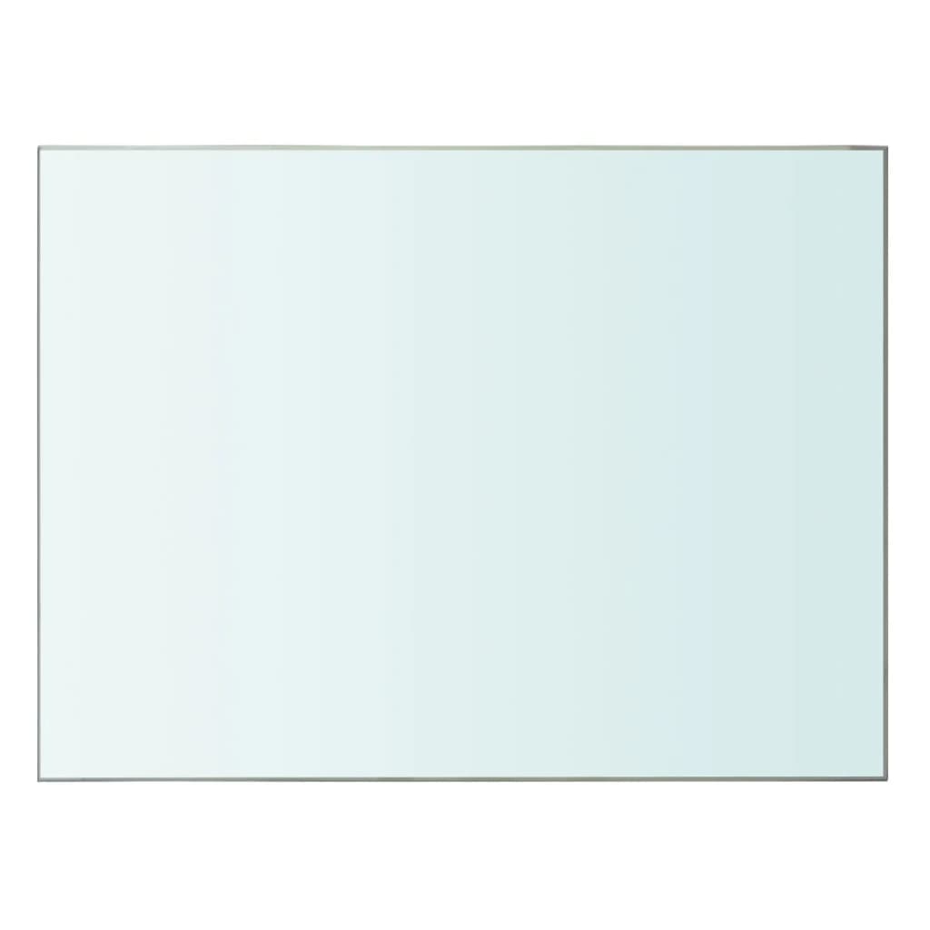 vidaXL sienas plaukts, 40x30 cm, caurspīdīgs stikls