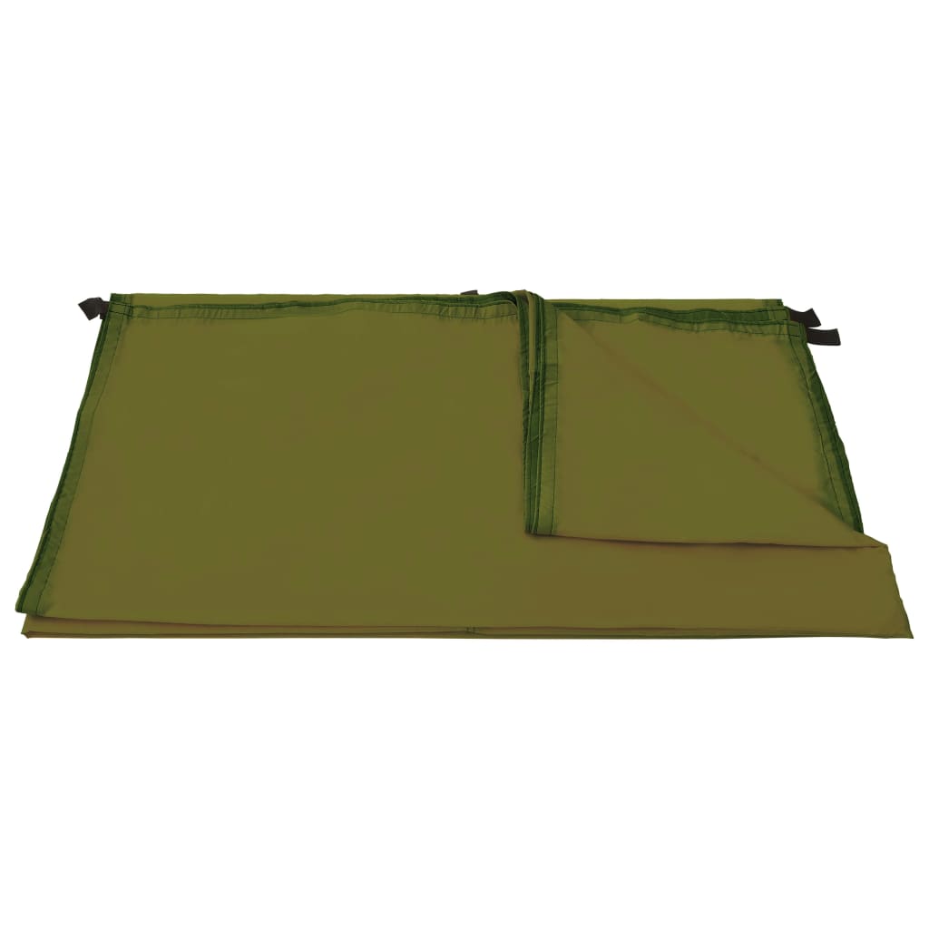 vidaXL āra brezenta telts, 4x4 m, zaļa