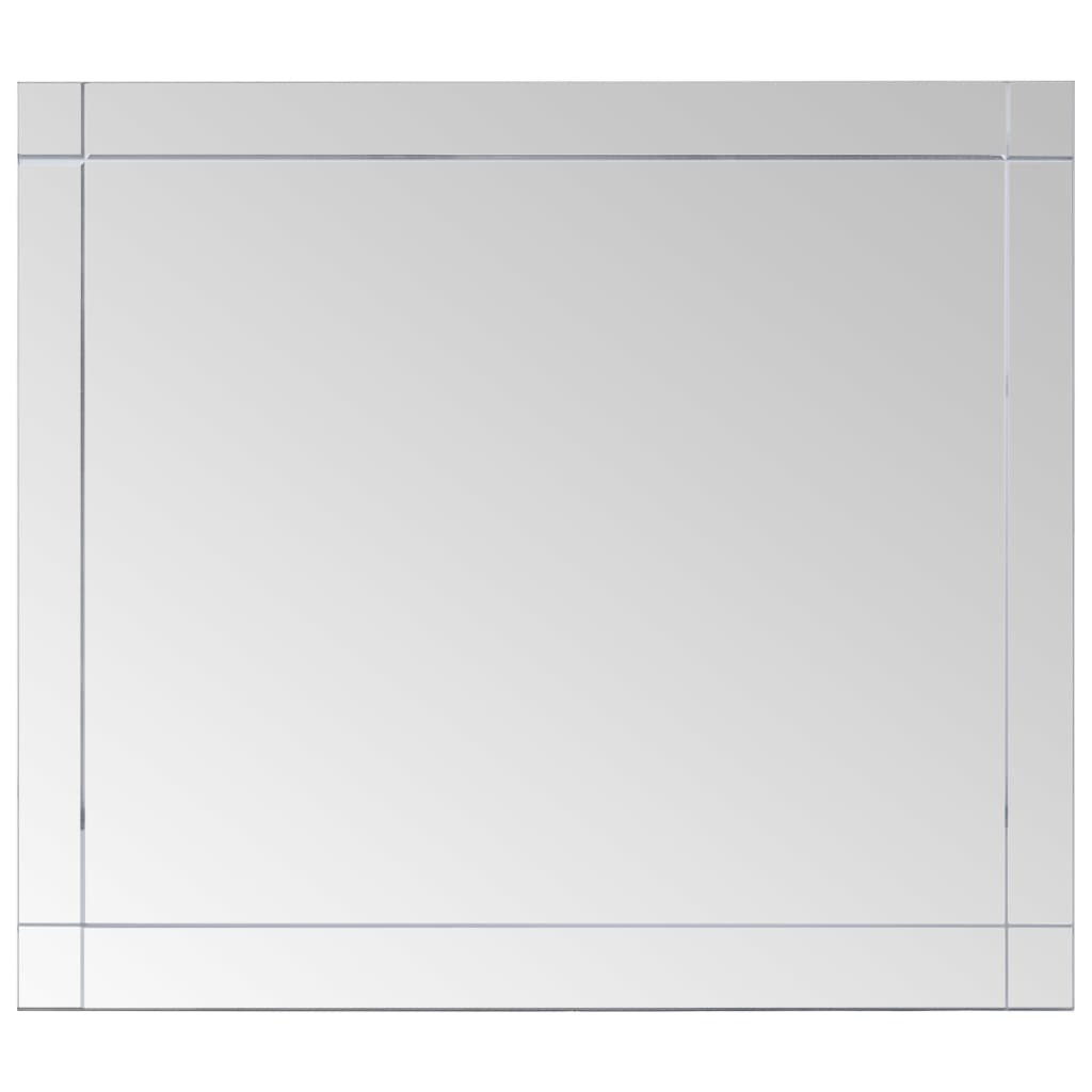 vidaXL sienas spogulis, 100x60 cm, stikls