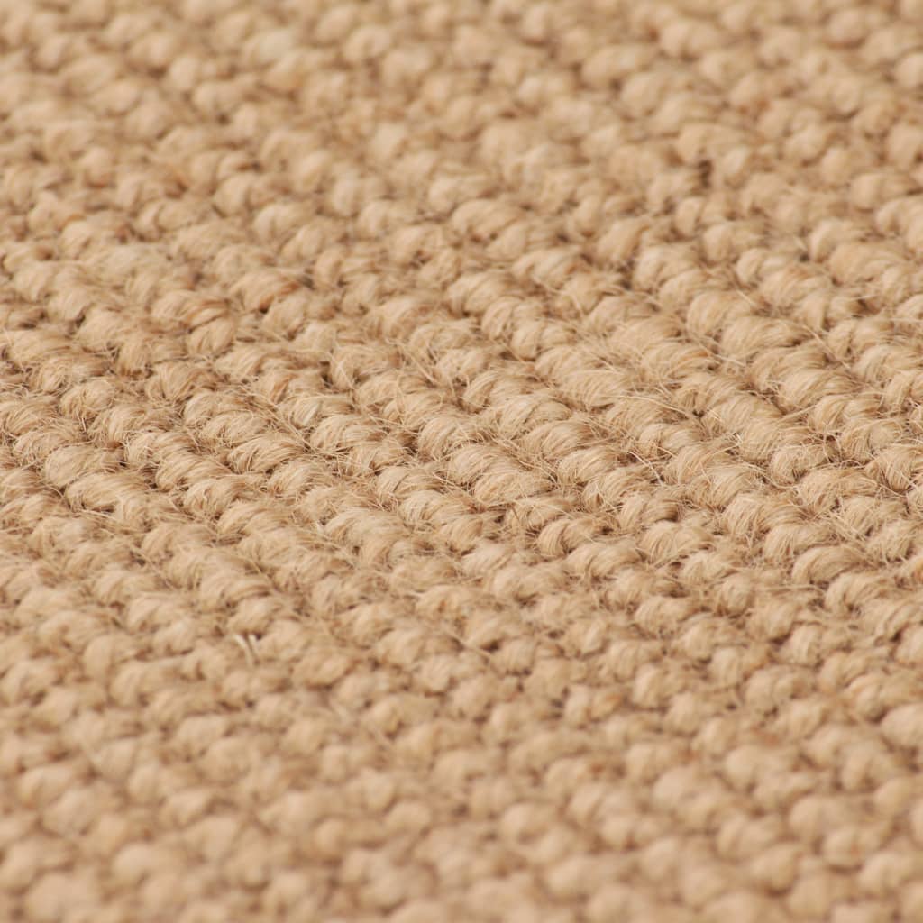 vidaXL paklājs, 80x160 cm, džuta ar lateksa pamatni, dabīga krāsa