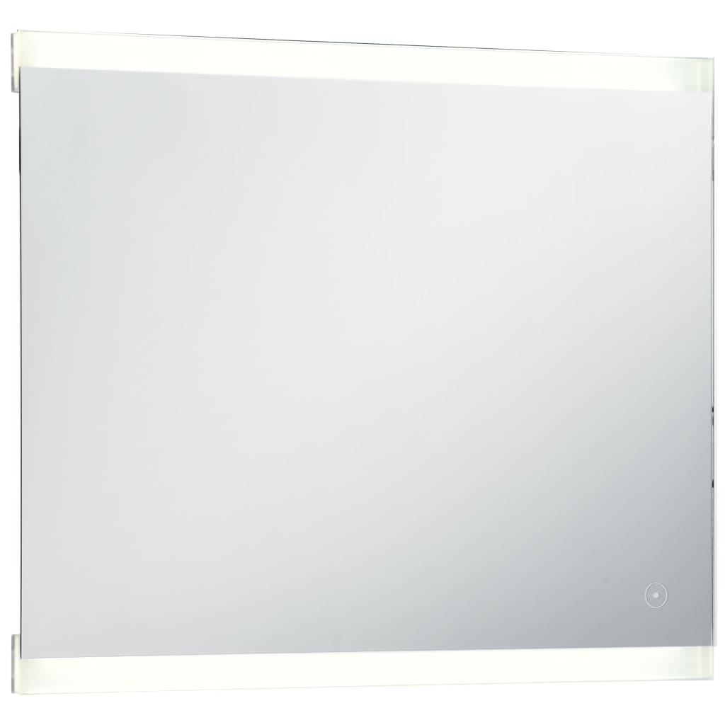 vidaXL vannasistabas spogulis ar LED un skārienu sensoru, 60x50 cm