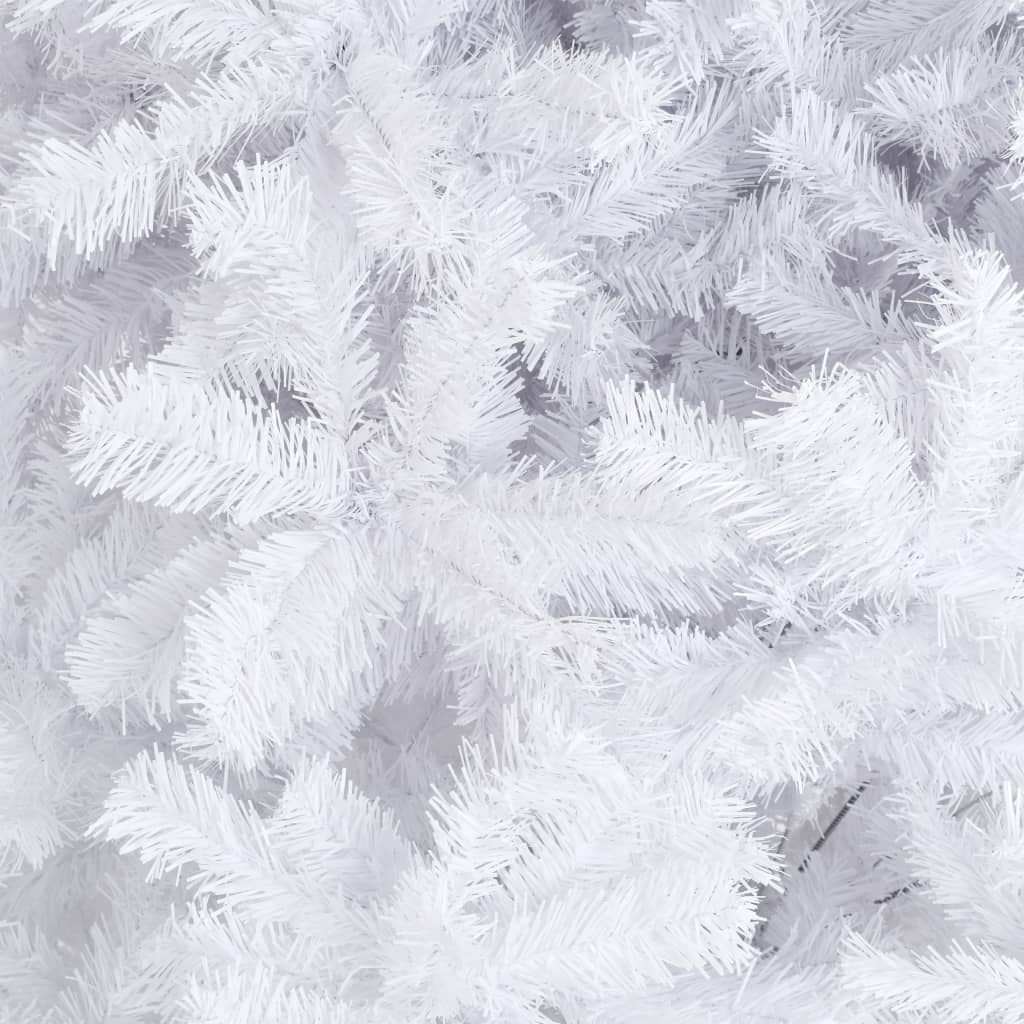 vidaXL mākslīgā Ziemassvētku egle, 400 cm, balta