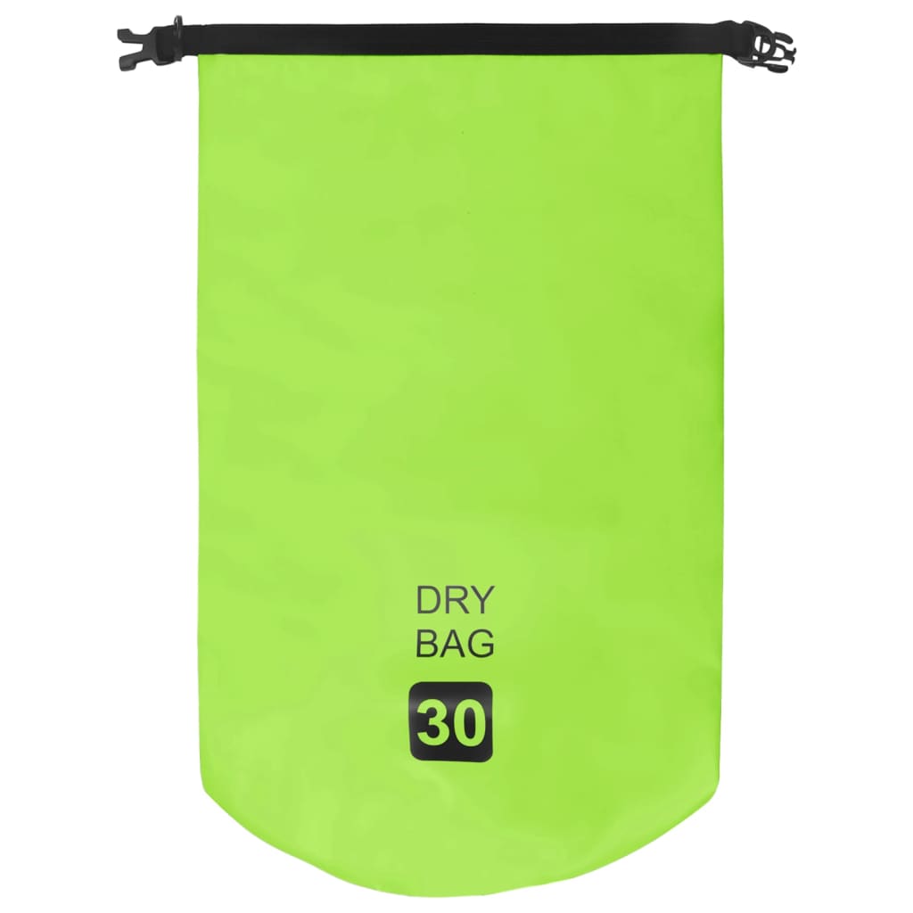 vidaXL ūdens soma, zaļa, 30 L, PVC