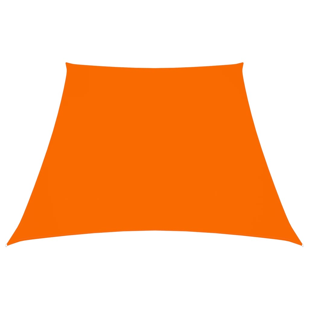 vidaXL saulessargs, 3/4x3 m, trapeces forma, oranžs oksforda audums