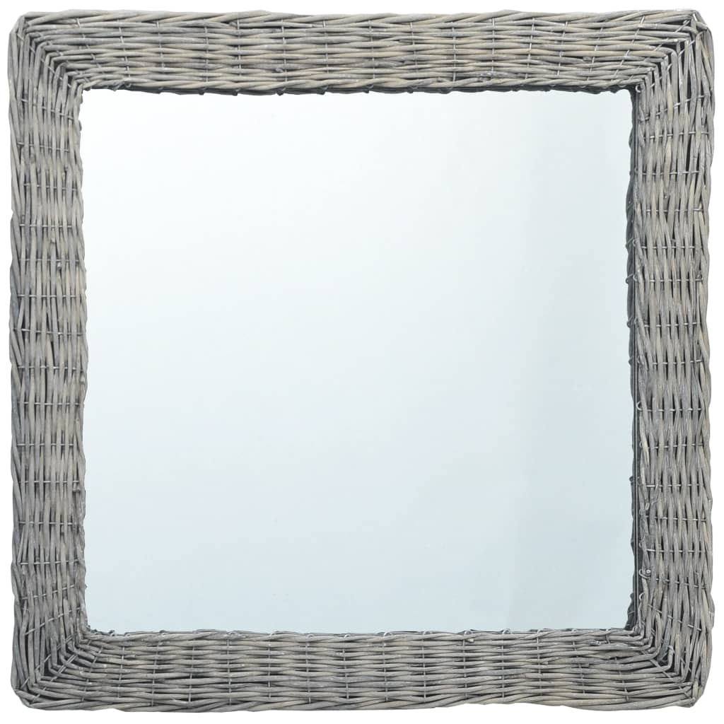 vidaXL spogulis, 60x60 cm, pīts