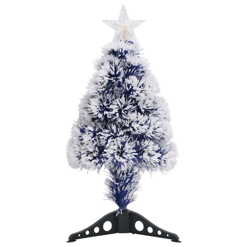 vidaXL izgaismota Ziemassvētku egle, 64 cm, optiskā šķiedra