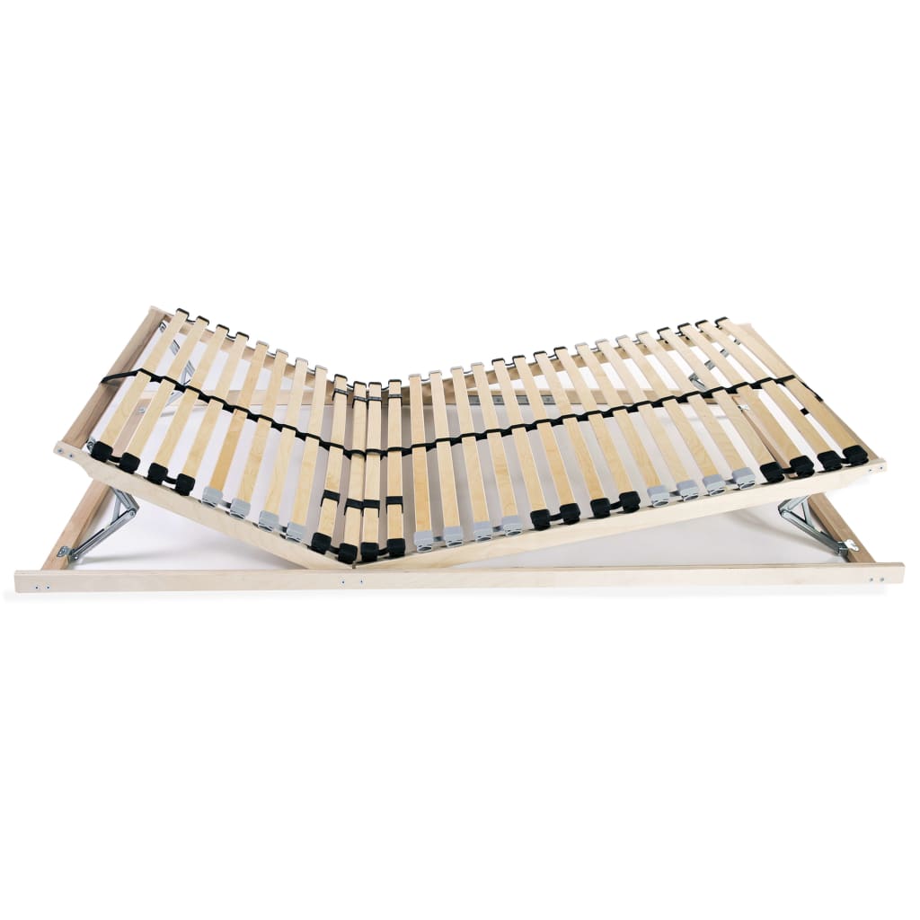vidaXL gultas redeles, 2 gab., ar 28 līstītēm, 7 zonas, 70x200 cm