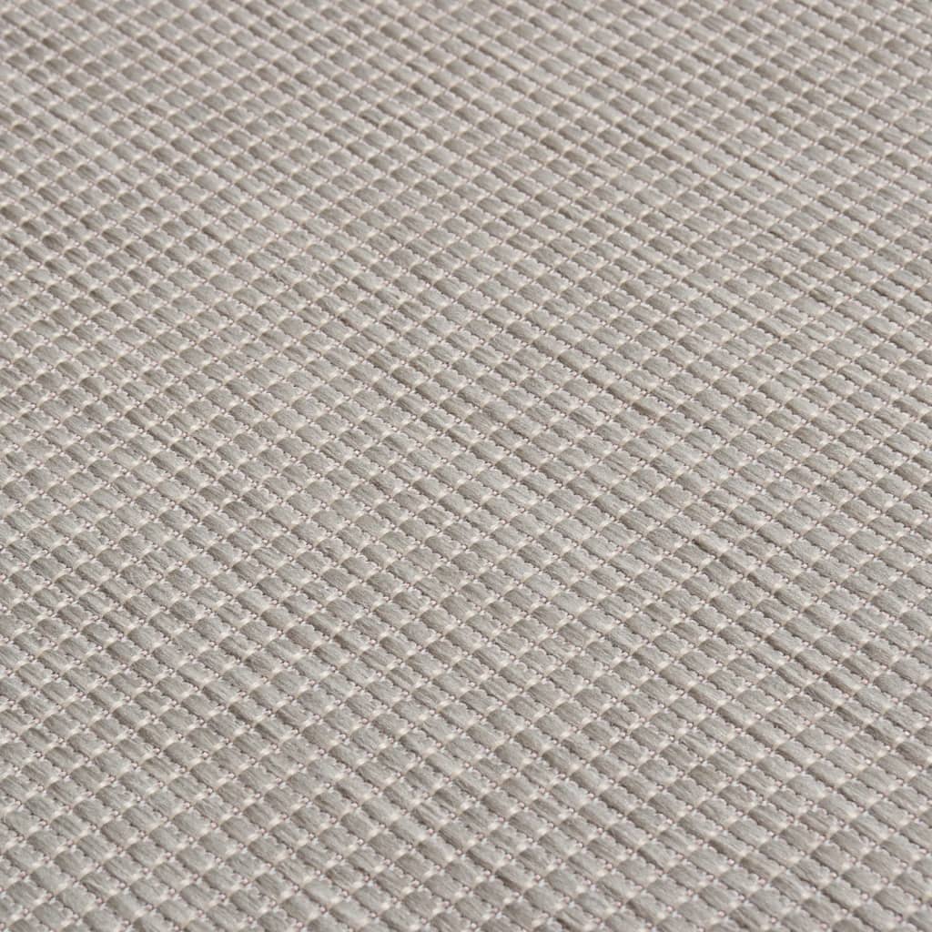 vidaXL āra paklājs, 200x280 cm, pelēkbrūns