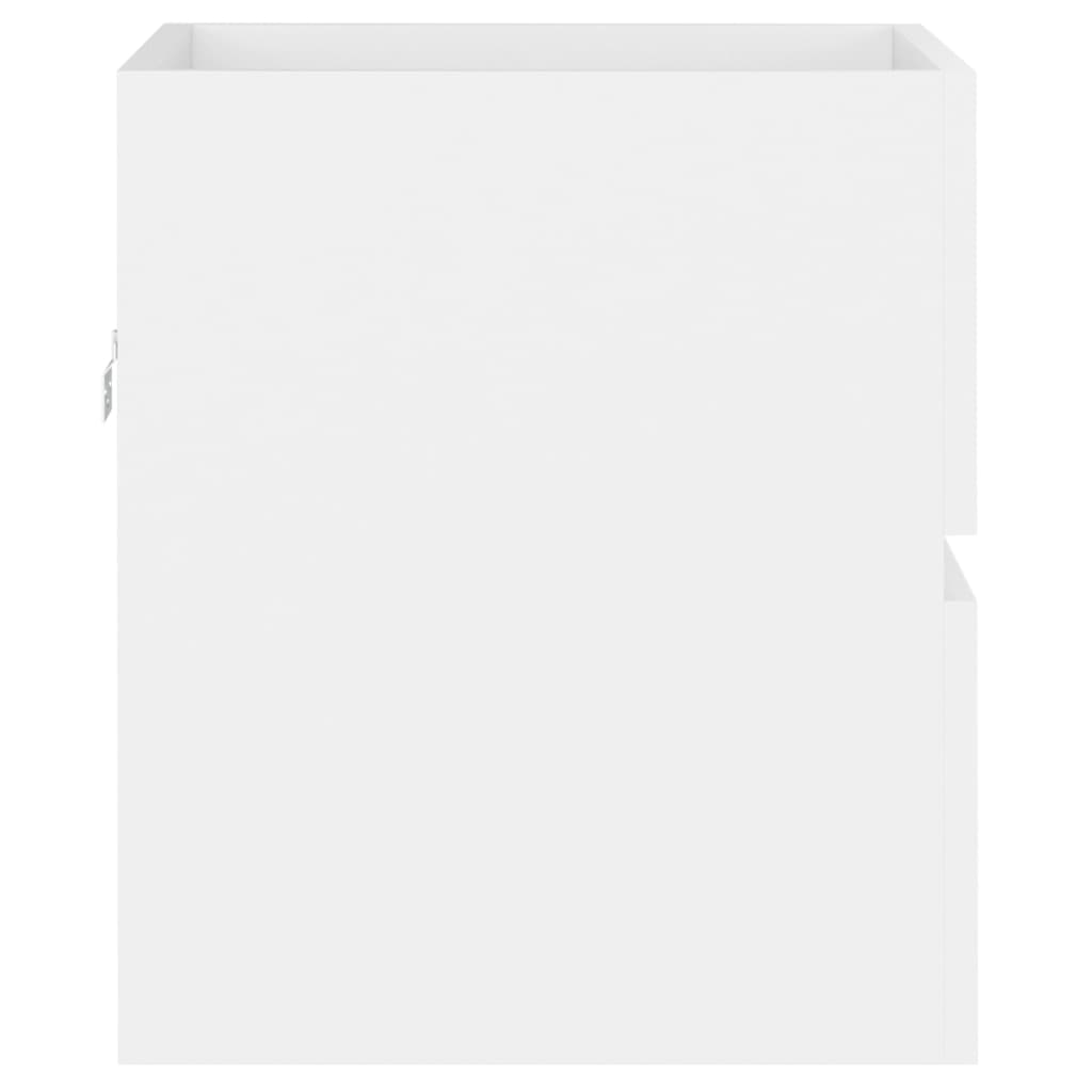 vidaXL izlietnes skapītis, balts, 41x38,5x45 cm, skaidu plāksne