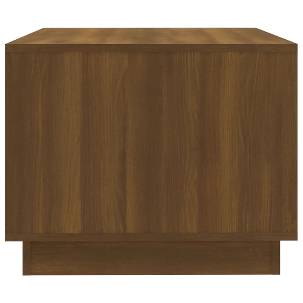 vidaXL kafijas galdiņš, ozolkoka krāsā, 102,5x55x44 cm, skaidu plāksne