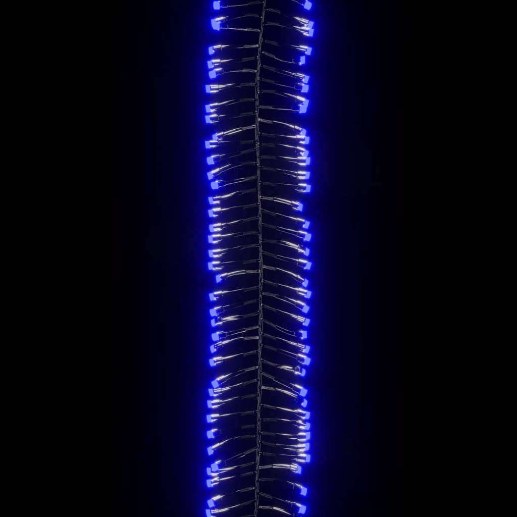 vidaXL LED lampiņu virtene ar 1000 LED, zila, 11 m, PVC