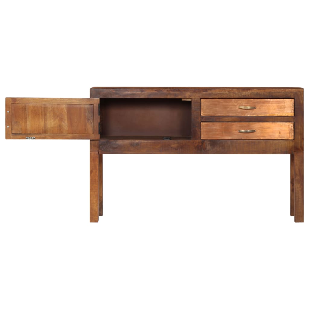 vidaXL kumode, 118x30x75 cm, mango masīvkoks