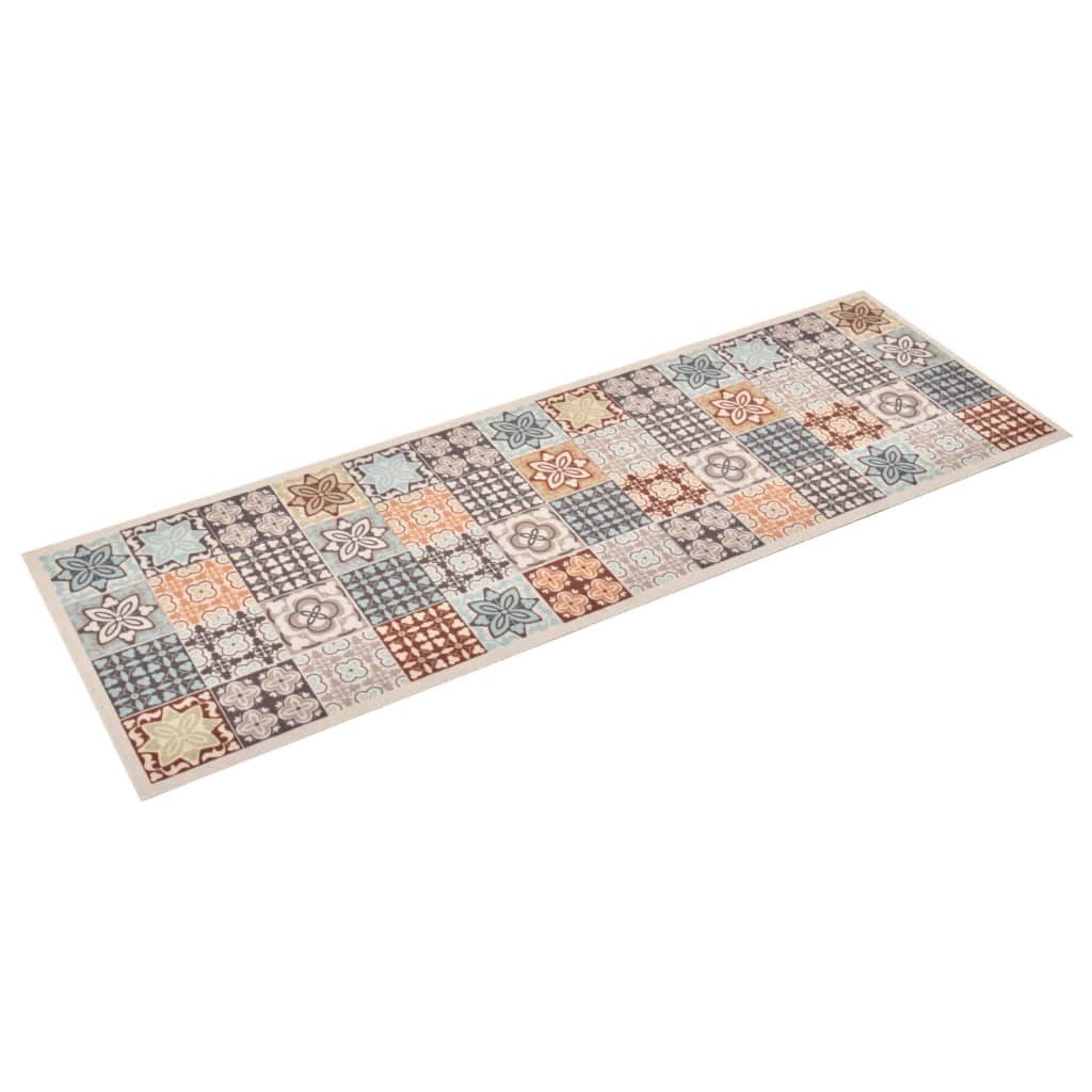 vidaXL virtuves paklājs, mazgājams, mozaīkas apdruka, 60x300 cm
