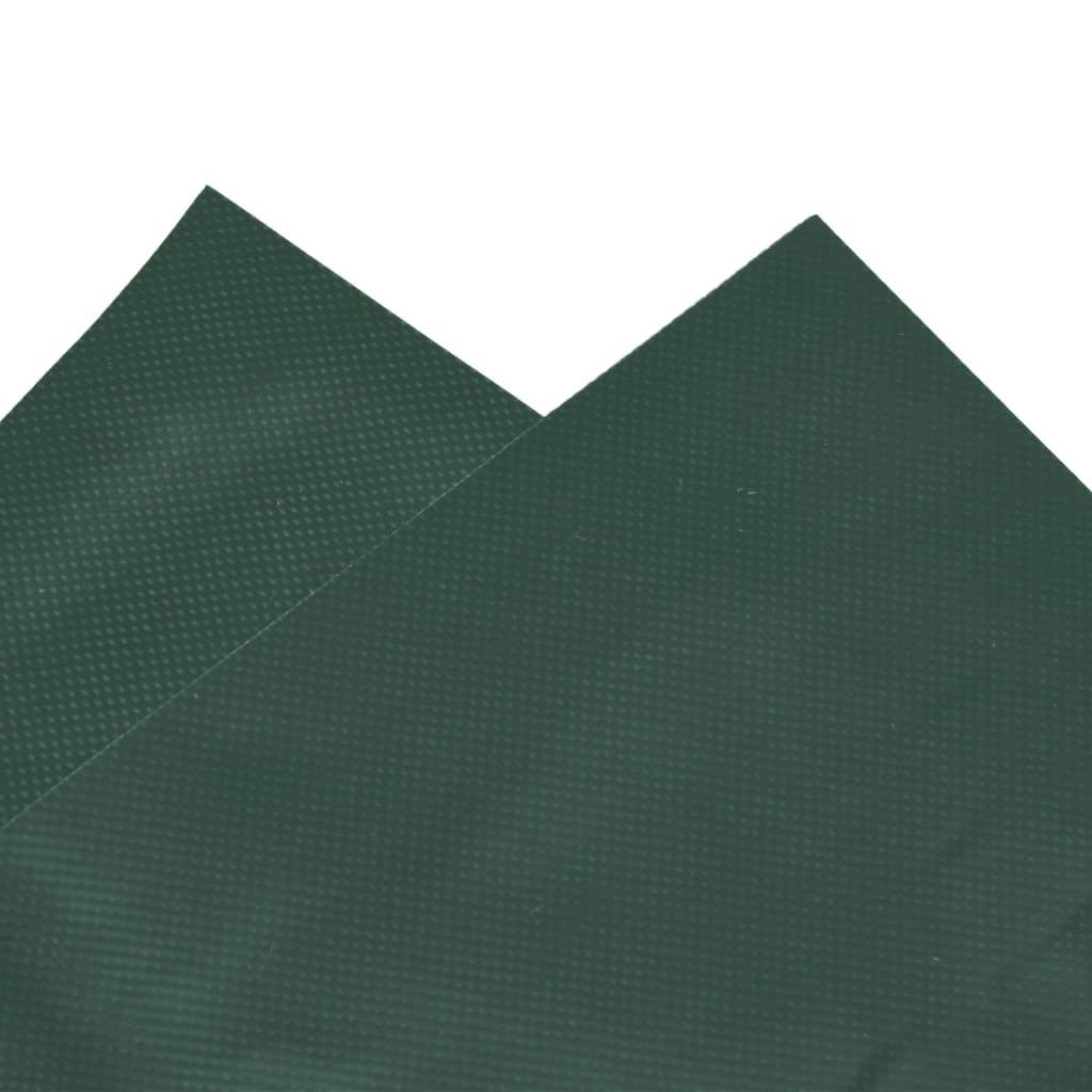 vidaXL brezenta pārklājs, zaļš, 4x7 m, 650 g/m²