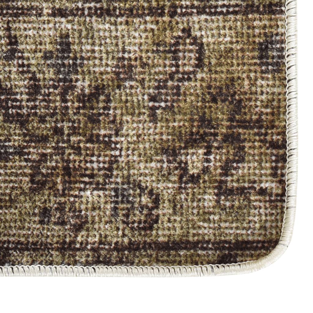 vidaXL paklājs, 80x150 cm, tekstilmozaīka, mazgājams, neslīdošs
