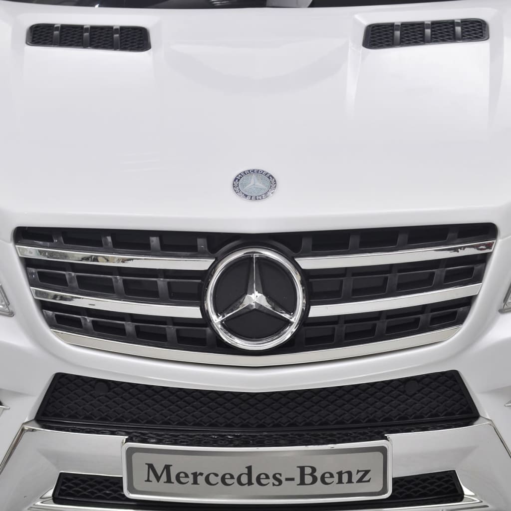 Mašīna bērniem Mercedes Benz ML350, balta, 6 V ar tālvadības pulti