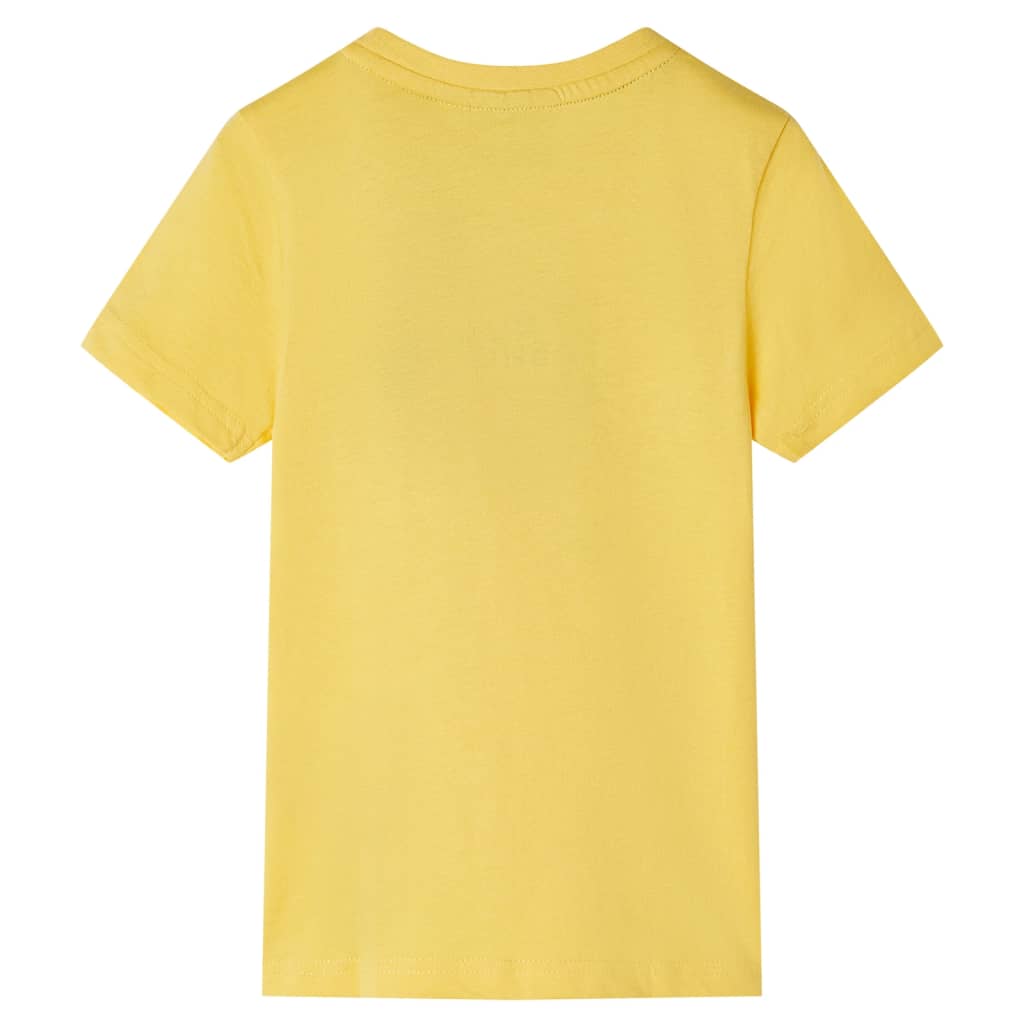 Bērnu krekls ar īsām piedurknēm, dzeltenbrūns, 92