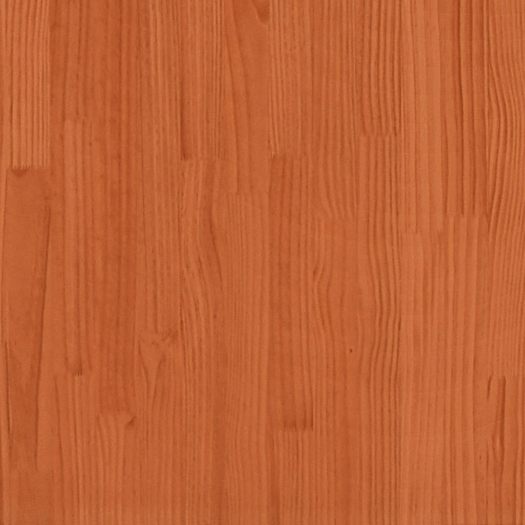 vidaXL āra bāra galds ar jumtu, vaska brūnas, 112,5x57x195,5 cm