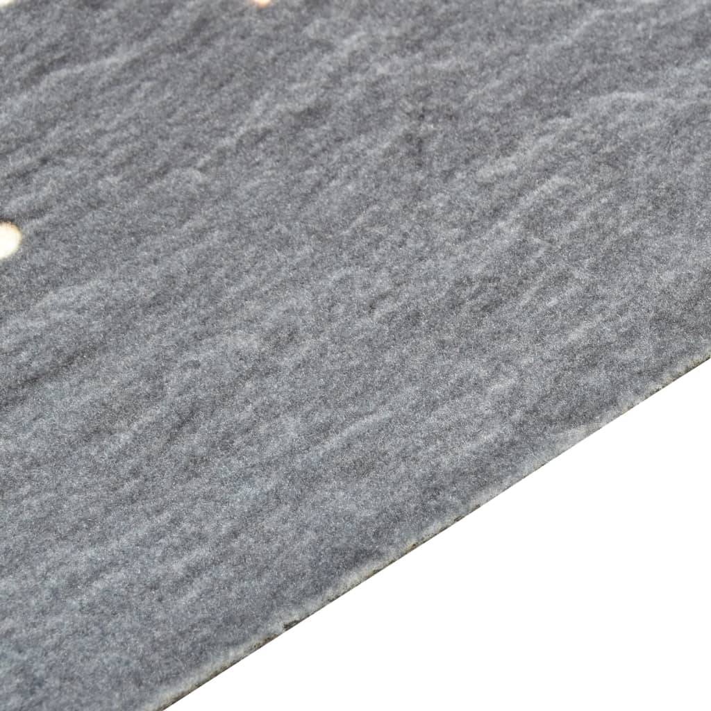 vidaXL virtuves paklājs, mazgājams, apdruka ar piparu, 60x300 cm