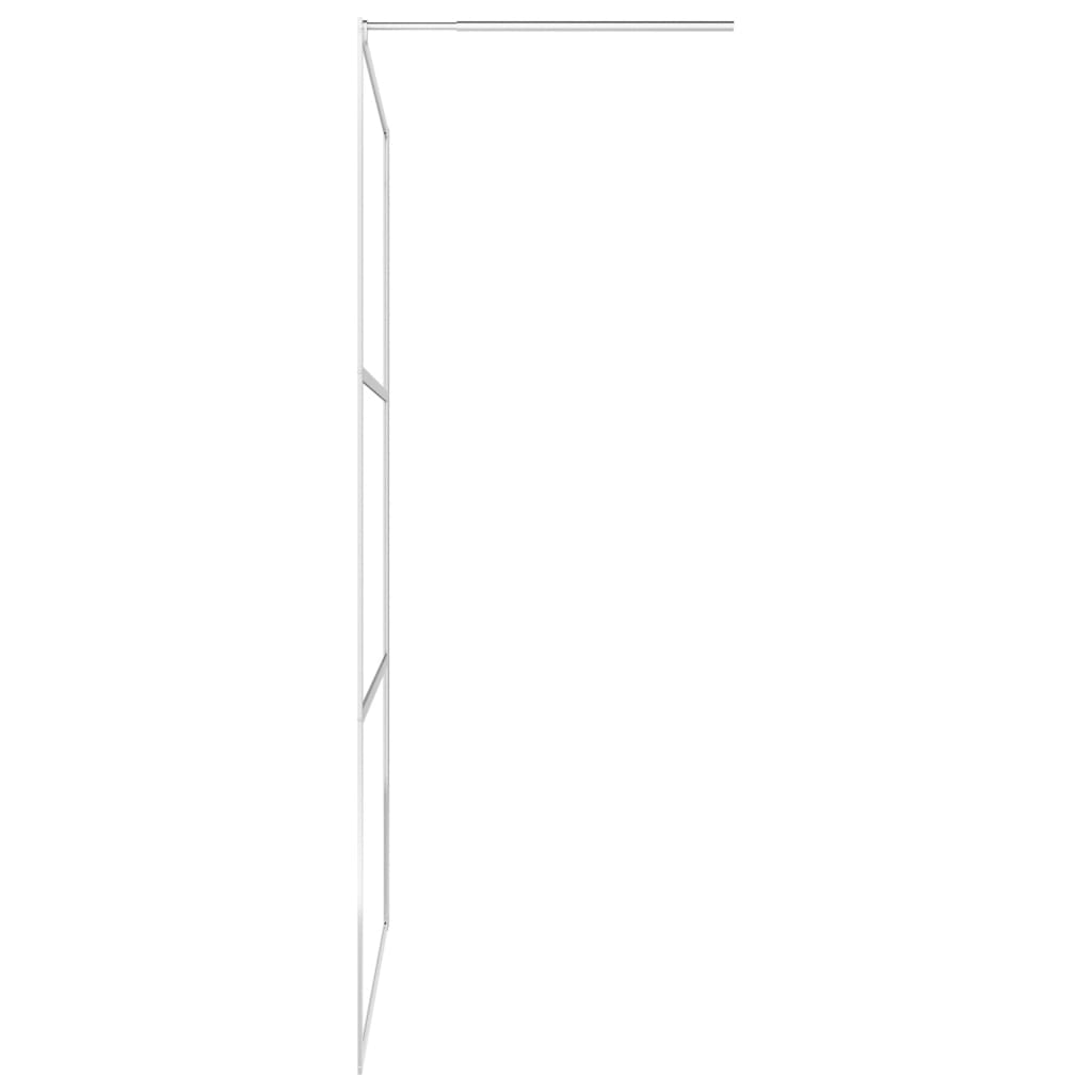 vidaXL dušas siena, matēts ESG stikls, 115x195 cm