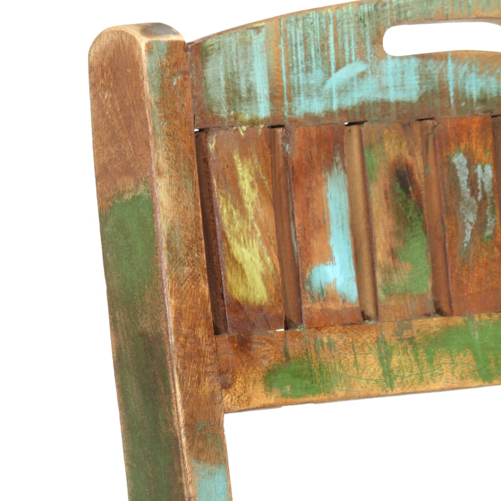 vidaXL saliekami dārza bāra krēsli, 2 gab., pārstrādāts masīvkoks