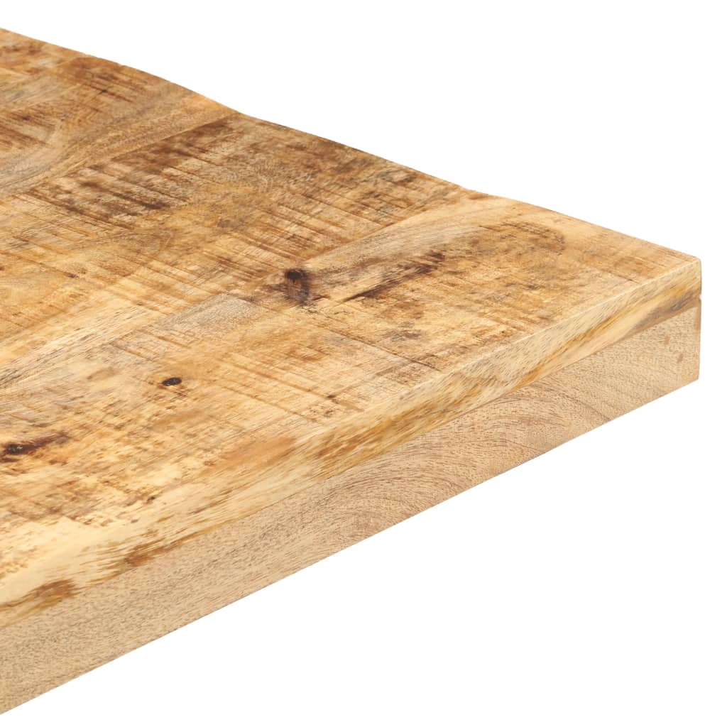 vidaXL bistro galds, 80x80x75 cm, kvadrāta, neapstrādāts mango koks