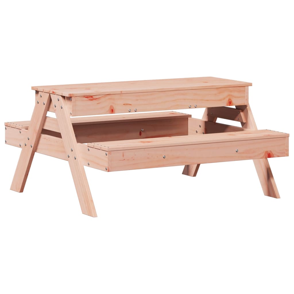 vidaXL piknika galds ar smilšu kasti bērniem, Duglasa egles masīvkoks