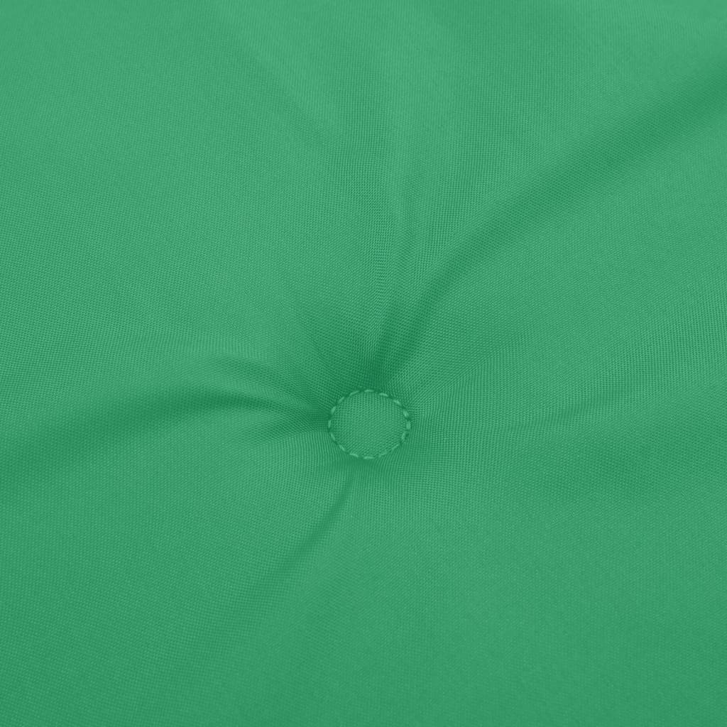 vidaXL dārza sola matracis, 180x50x3 cm, audums, zaļš