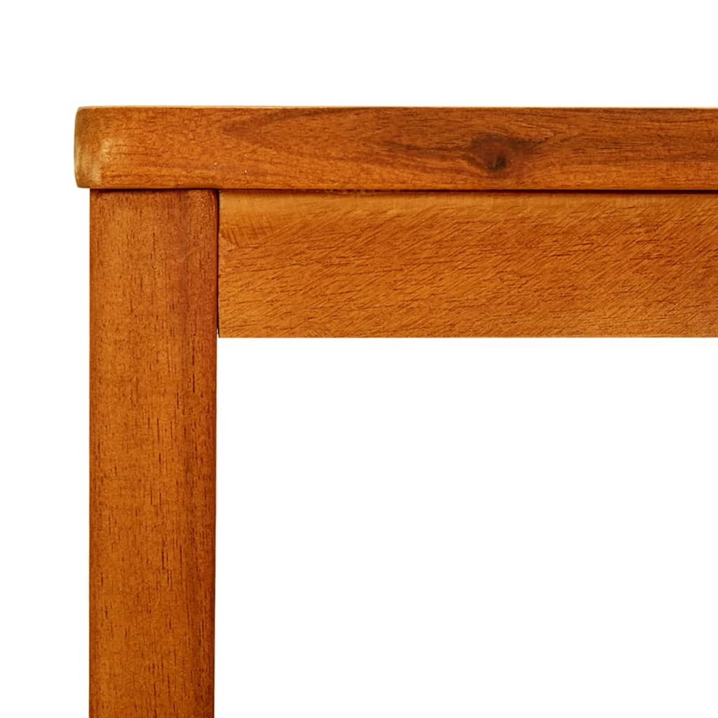 vidaXL kafijas galdiņš, 60x60x45 cm, akācijas masīvkoks