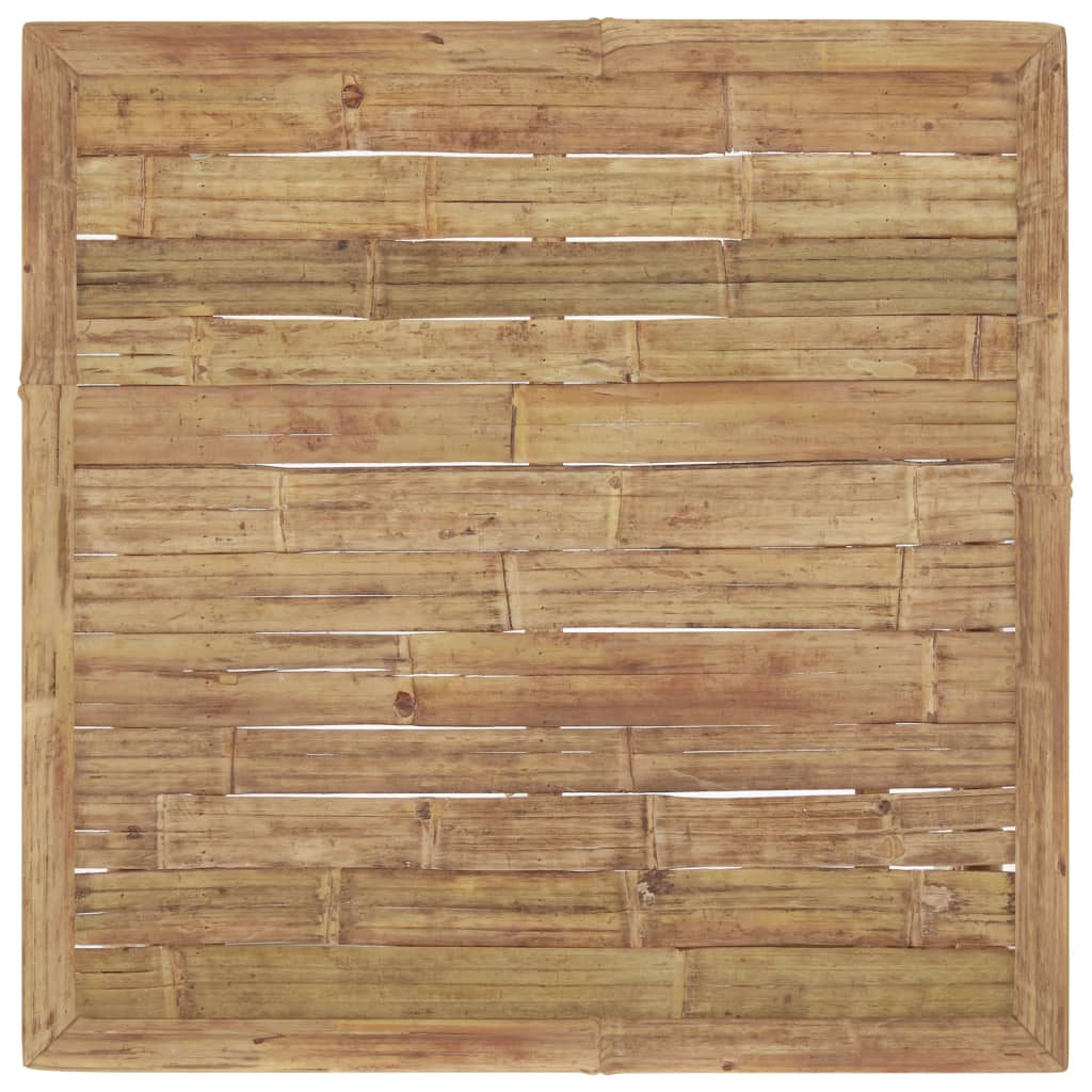 vidaXL dārza galds, 65x65x30 cm, bambuss