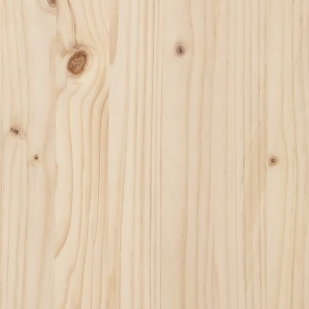 vidaXL āra virtuves durvis, baltas, 50x9x82 cm, priedes koks