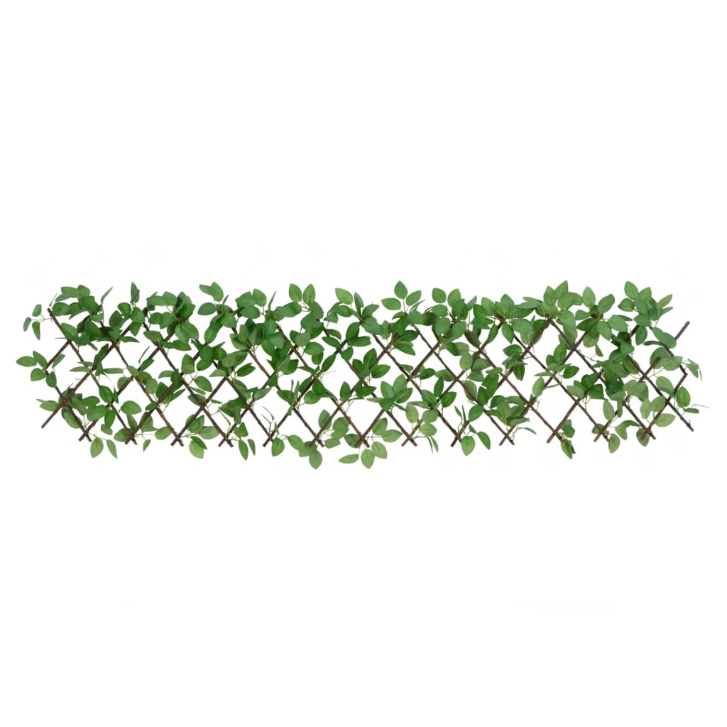 vidaXL mākslīgās efejas špalera, paplašināma, 5 gab., zaļa, 180x30 cm