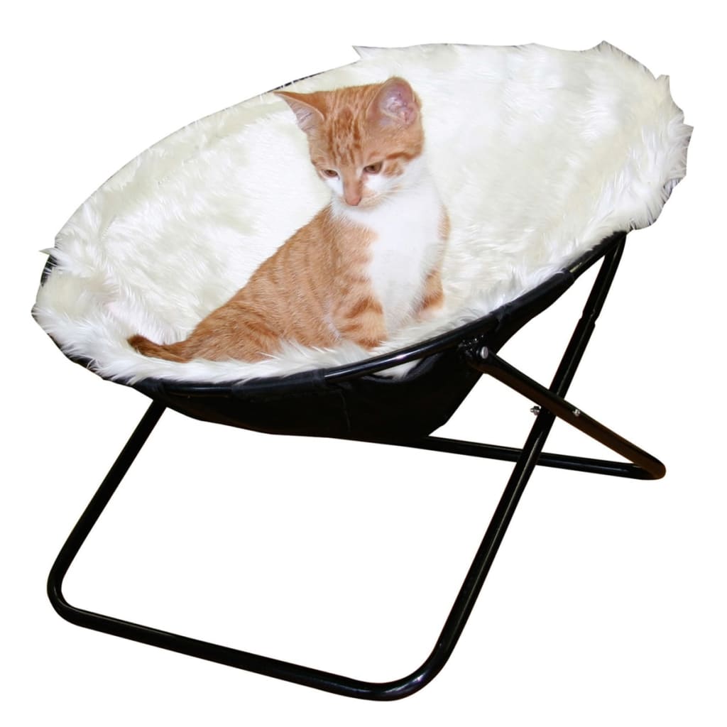415650 Kerbl Cat Bed "Sharon" White 50 cm 82593