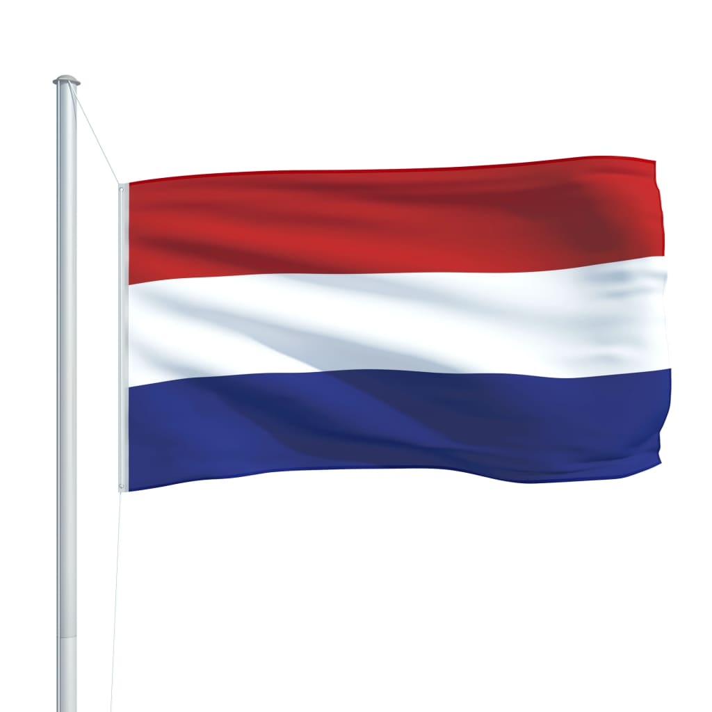vidaXL Nīderlandes karogs, 90x150 cm