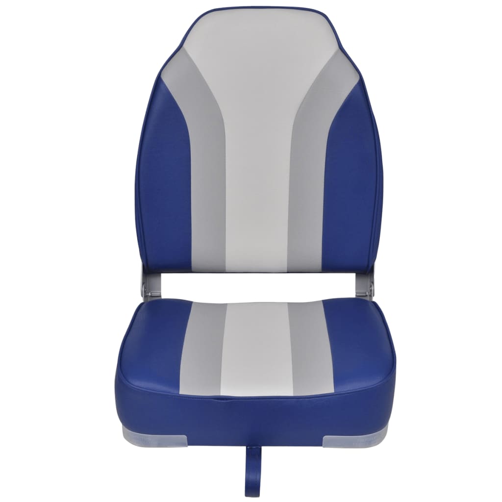 vidaXL laivas krēsli, 2 gab., salokāmi, ar augstu atzveltni