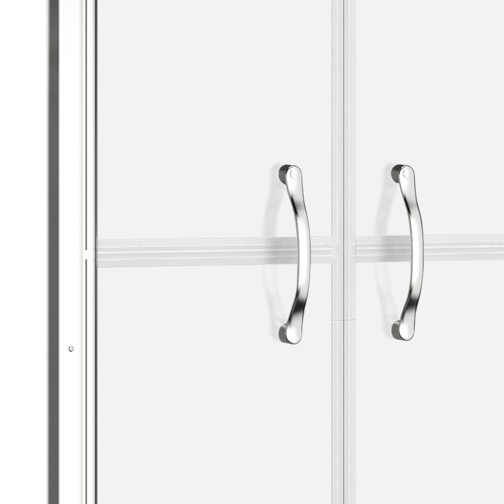 vidaXL dušas durvis, 81x190 cm, ESG, matētas
