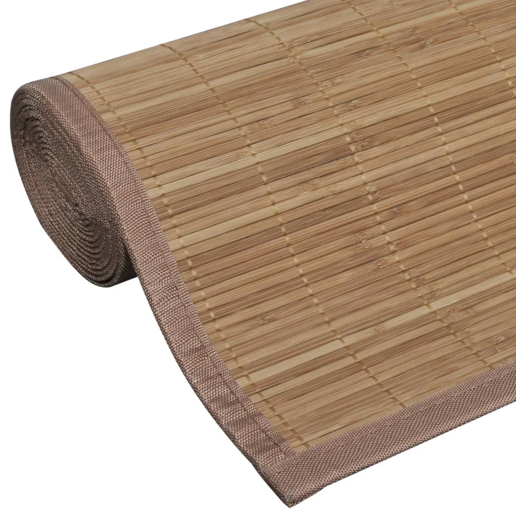 Paklājs, taisnstūra, brūns bambuss, 150x200 cm