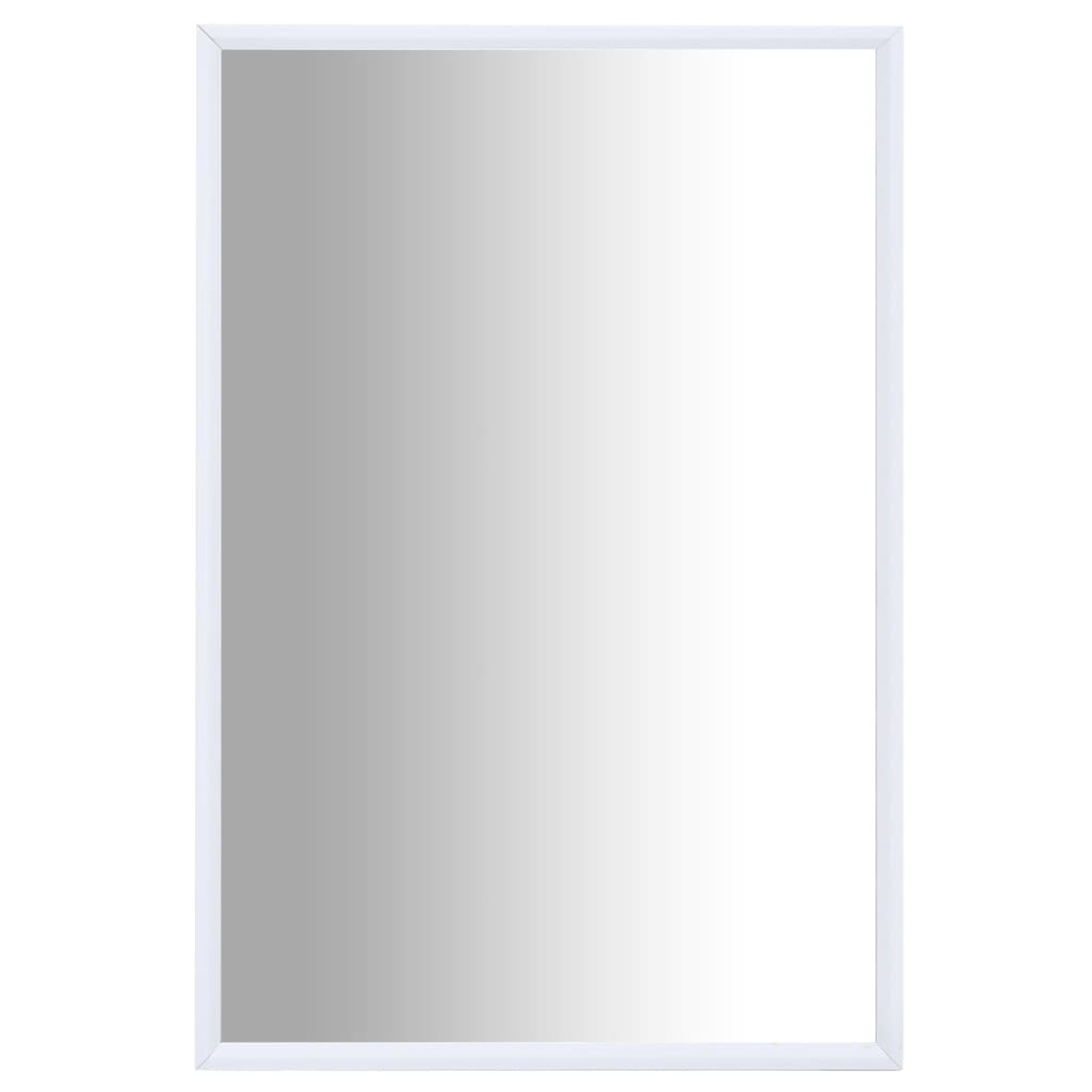 vidaXL spogulis, 60x40 cm, balts