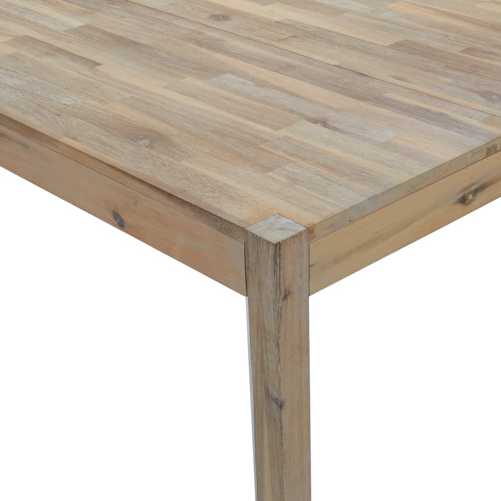 vidaXL virtuves galds, 110x70x75 cm, akācijas masīvkoks