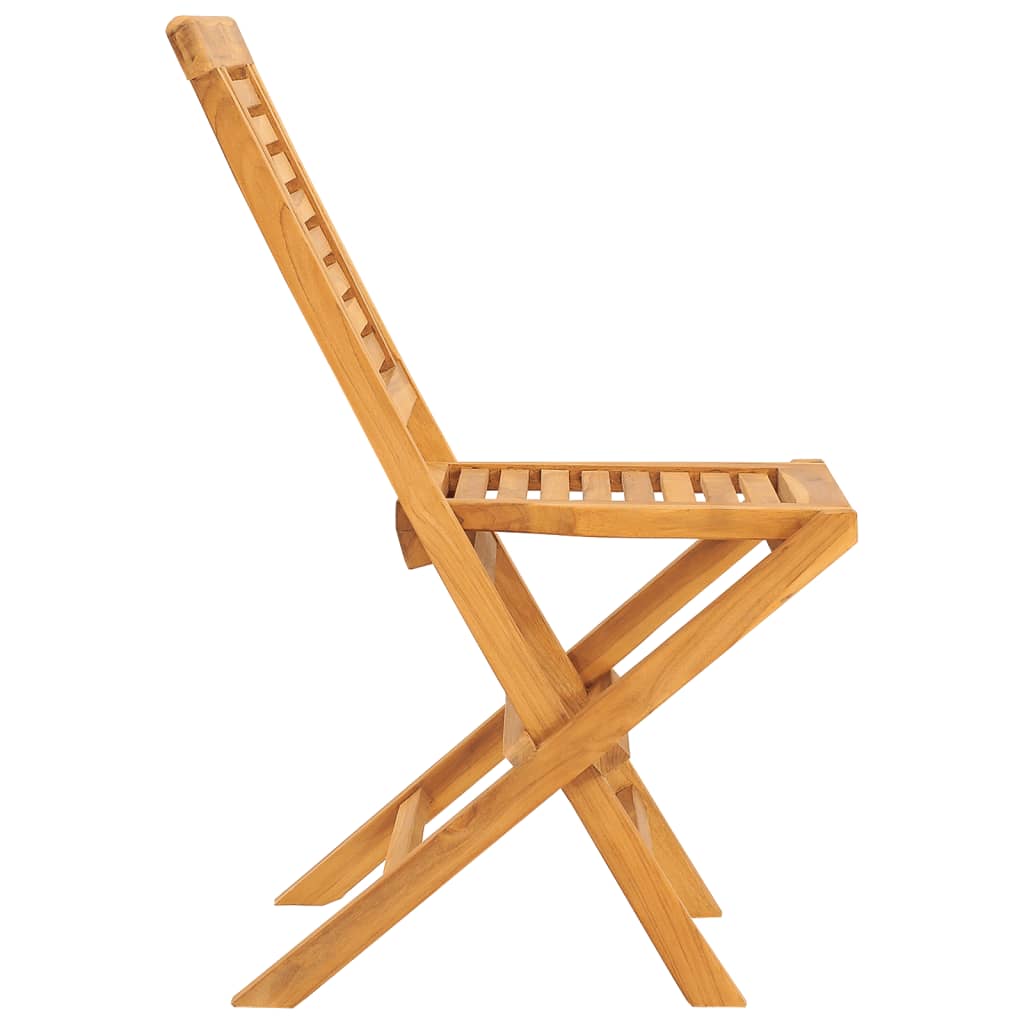 vidaXL saliekami dārza krēsli, 2 gab., 47x63x90 cm, masīvs tīkkoks