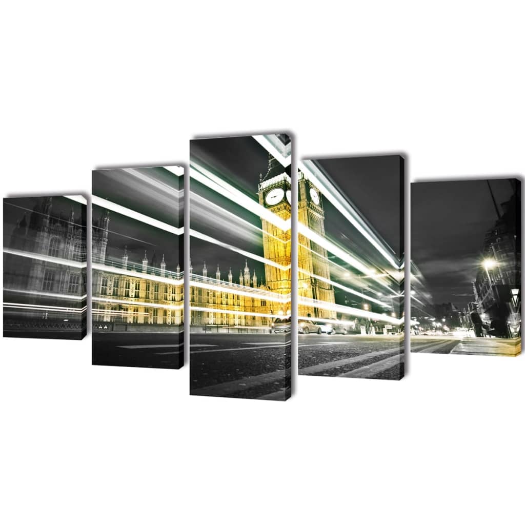 Modulārā Foto Glezna Londonas Big Ben 100 x 50 cm