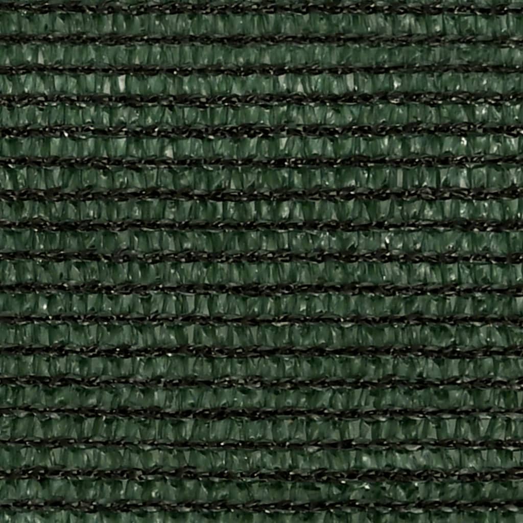 vidaXL saulessargs, 160 g/m², tumši zaļš, 5x6x6 m, HDPE