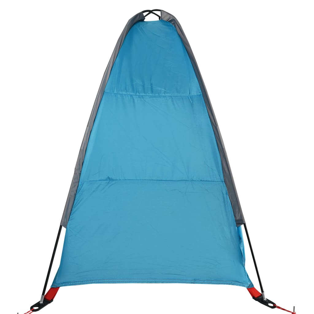 vidaXL mantu telts, 9 nodalījumi, zila, 125x50x68 cm, 185T tafts