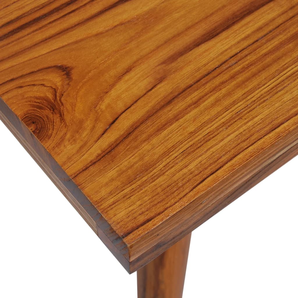 vidaXL kafijas galdiņš, 100x50x40 cm, tīkkoks, sveķu materiāls